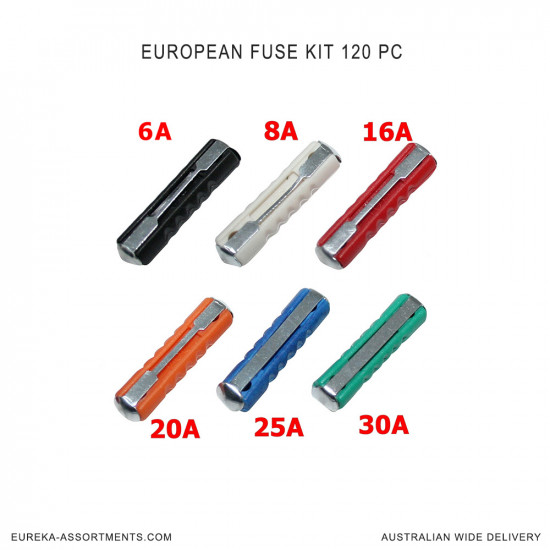 European fuse kit 120 pcs